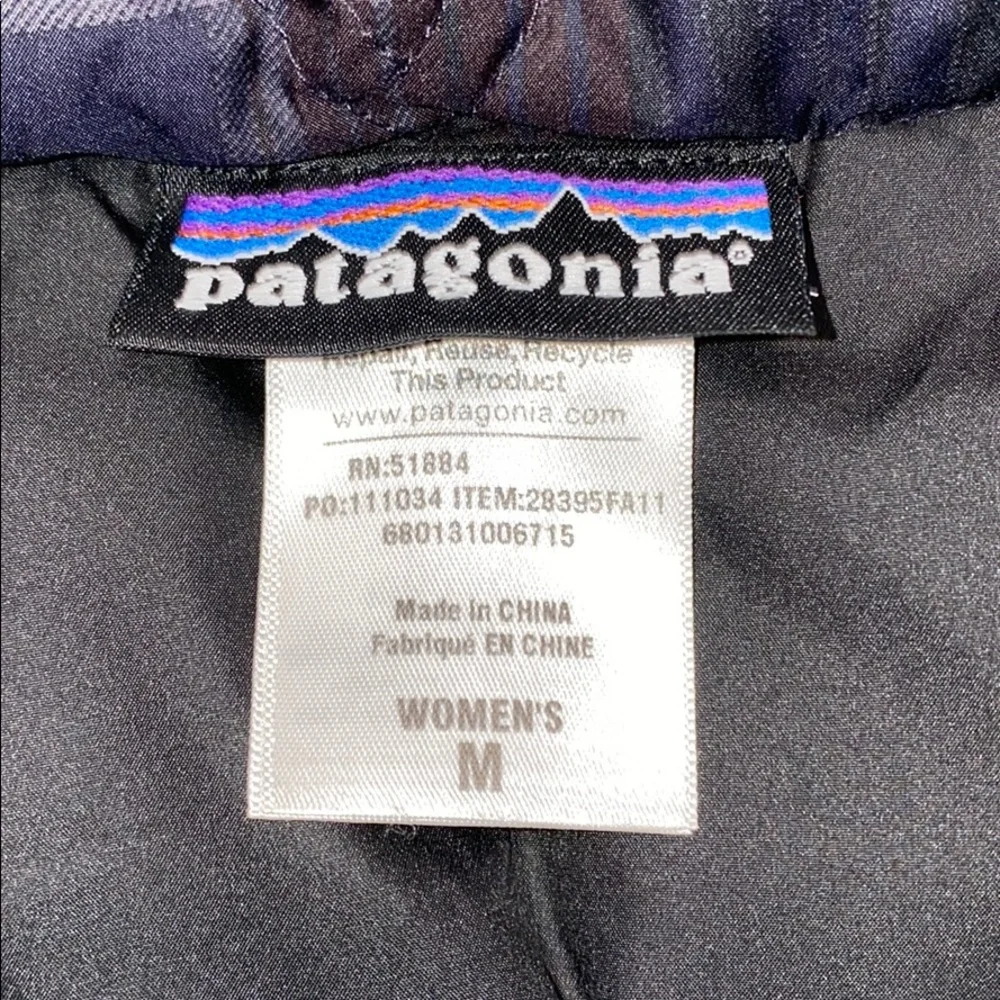 COPY - COPY - Patagonia puffer plaid vest with hoodie